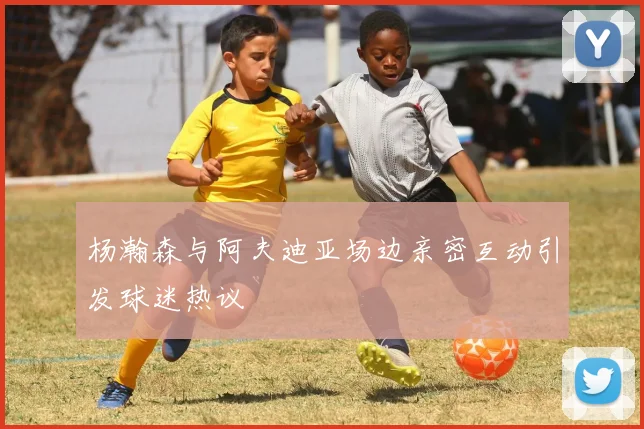 杨瀚森与阿夫迪亚场边亲密互动引发球迷热议